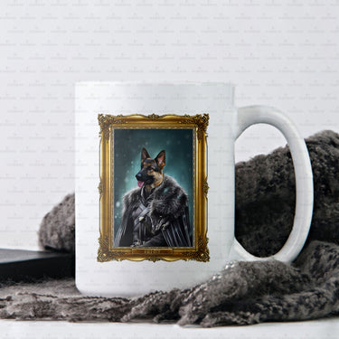 Personalized Dog Gift Idea - Royal Dog's Portrait 13 For Dog Lovers - White Mug